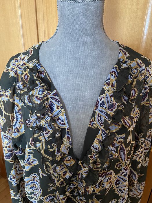 Blusa com folhos da Zara