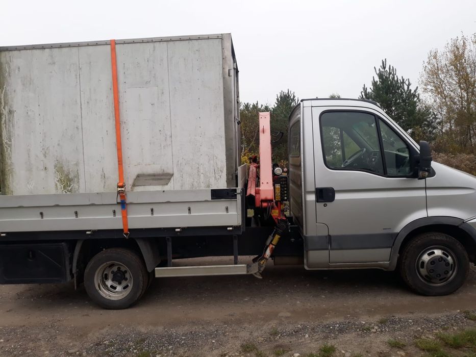 Usługi transportowe HDS żuraw pomoc drogowa materiały transport kostka