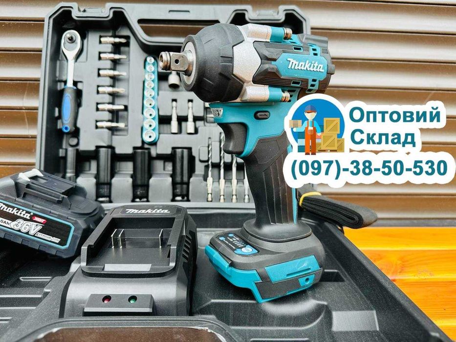 Акумуляторний Гайковерт Makita DTW500 1 АКБ 36V8A 500Nm + Комплектація