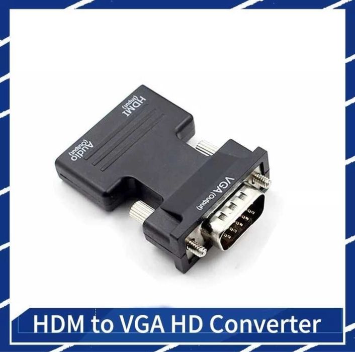 Переходник HDMI на to VGA Converter HD з зі і  шнур Audio Cable 3,5 mm