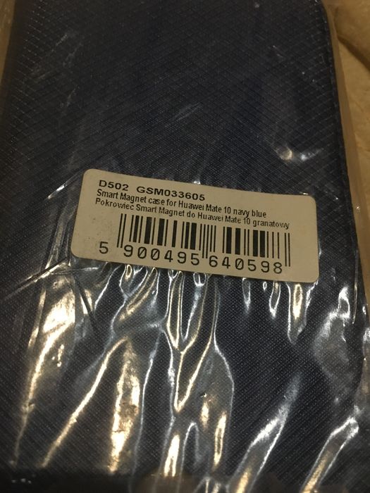 Etui portfel Huawei Mate 10 navy blue