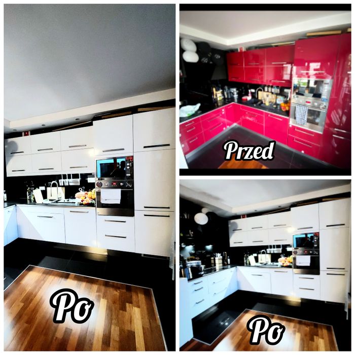 Oklejanie mebli, 3 warianty cenowe,drzwi,szafy komandor,  szafy prz