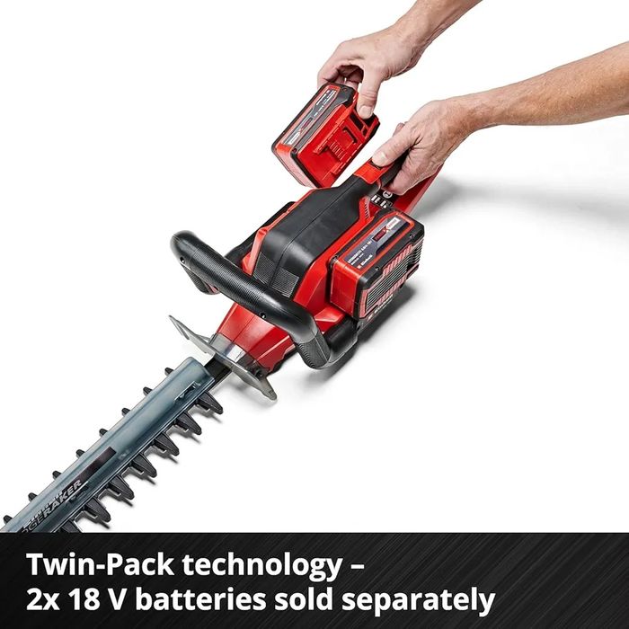 Einhell nożyce do tuji żywopłotu AKUMULATOROWE GE-CH 36/65 Li ogrod podcinania krzewów 2 X 18V