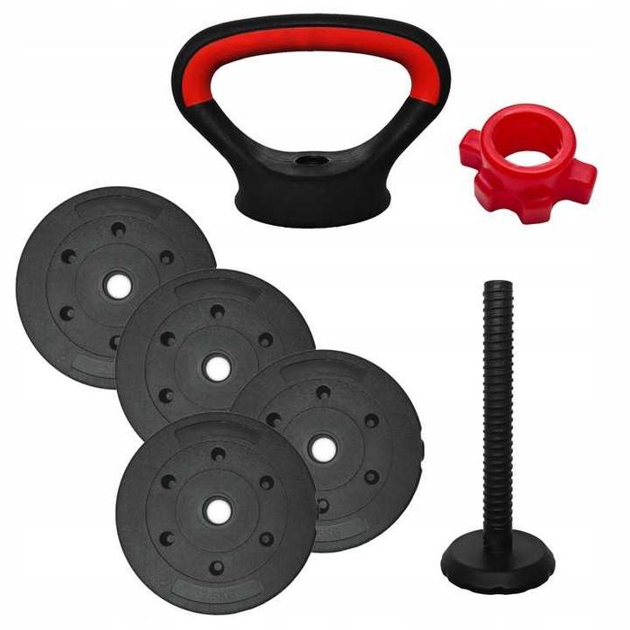 KETTLEBELL BITUMICZNY 10 KG Regulowany hantle kettel kettla kula