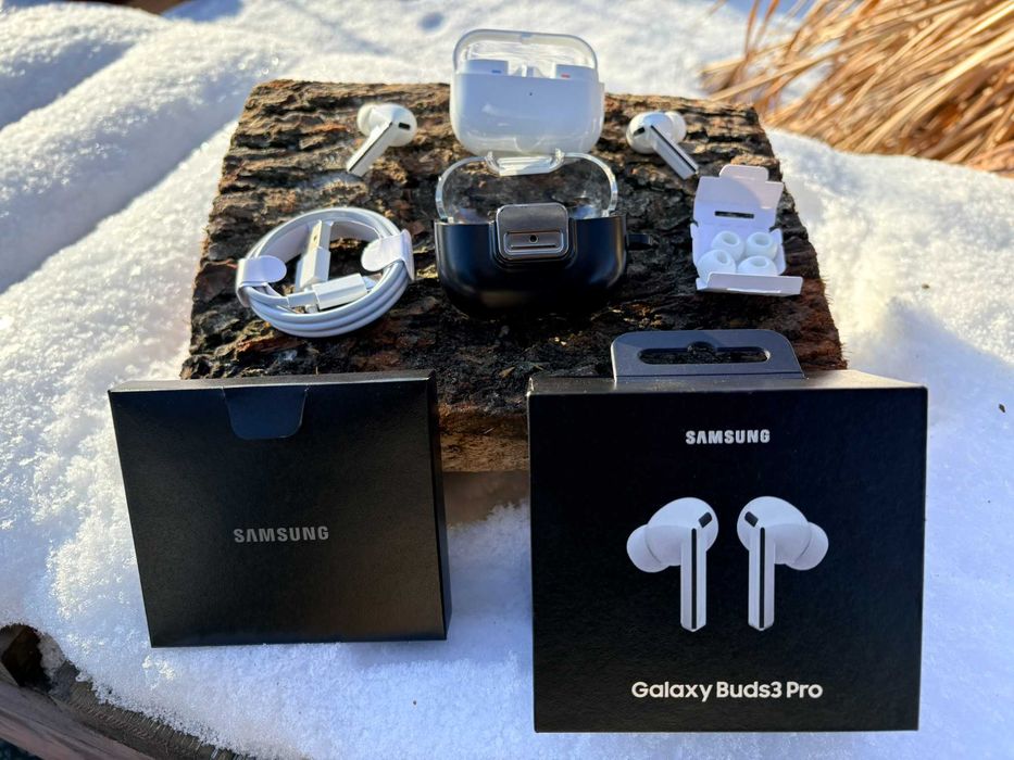 Galaxy Buds3 Pro Białe + SmartTag2 Nowe Gratisy PL