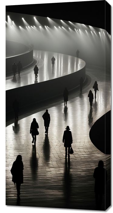 Obraz 50x100cm Promienie w Cieniu