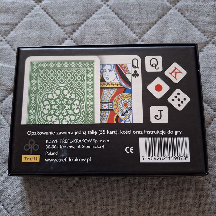 Poker & kości gra karciana
