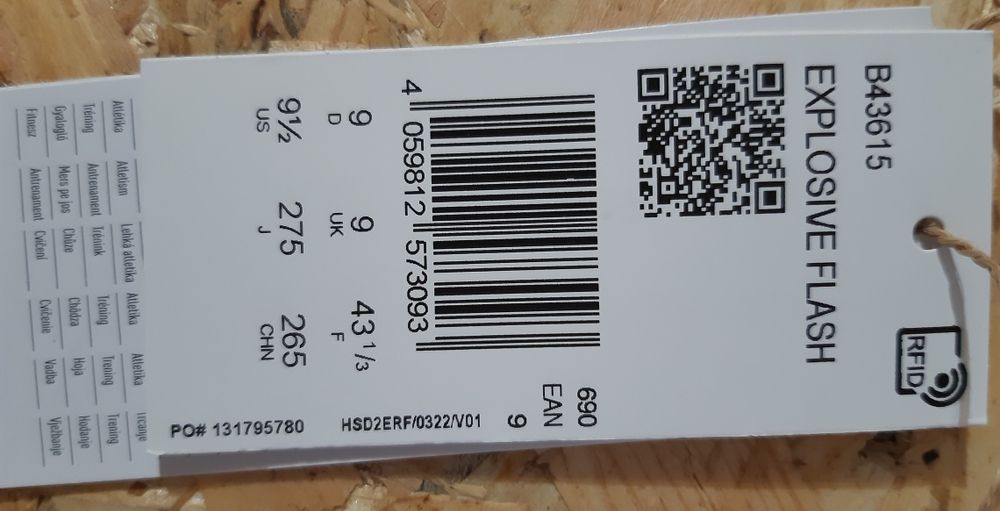 Buty adidas 43 1/3 Explosive Flash