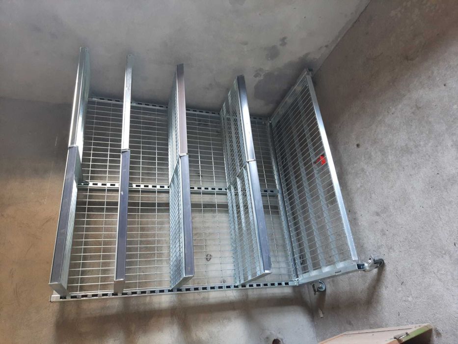 Regał mobilny ocynk ideał transport