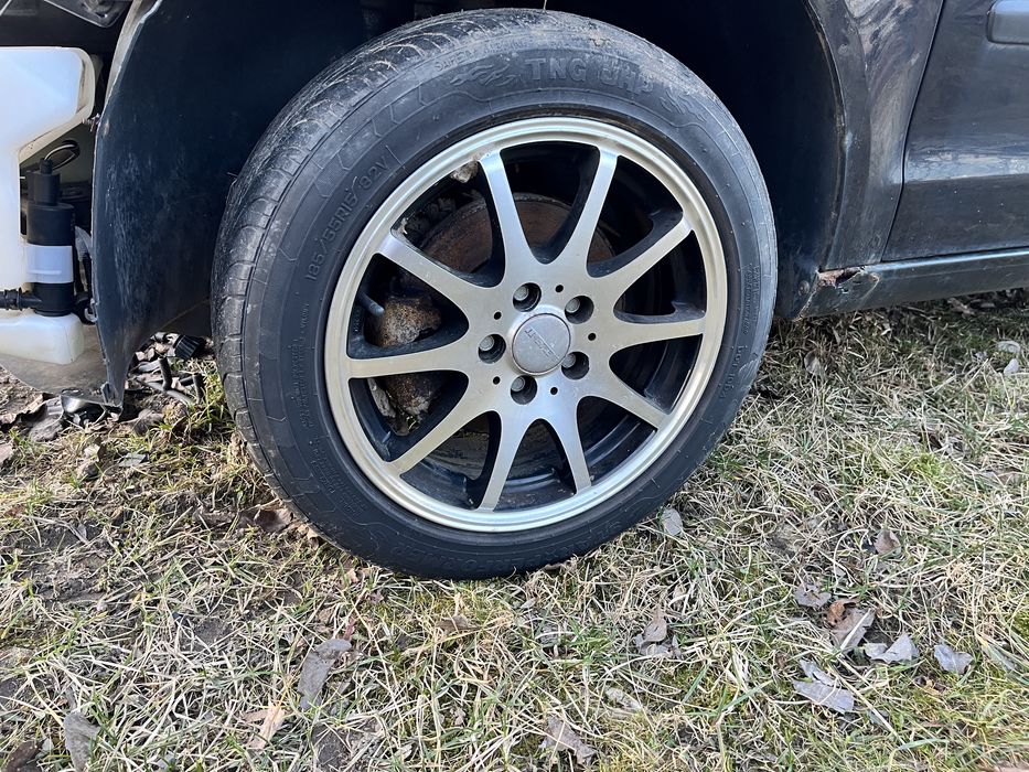 Alufelgi z oponami do VW Polo, Skoda, Seat, 5x100, 185/55 R15 Dezent