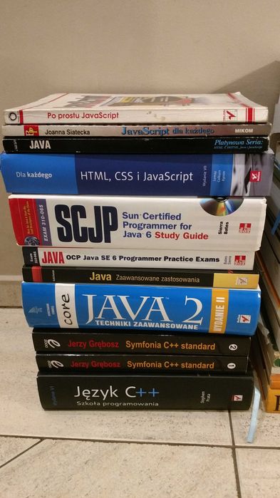 Książki programowanie, język c, JAVA, flash, PHP,Adobe InDesign,Python
