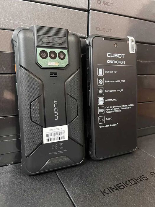Смартфон Cubot KingKong 8 6/256Gb 10600mAh Защищенный + стекло