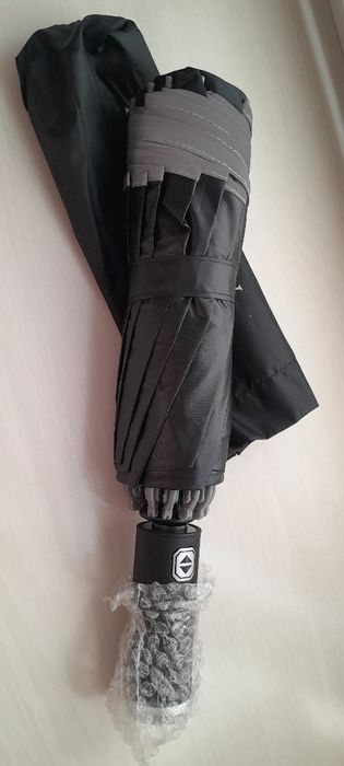 Зонт  автомат с фонариком и светоотражающим краем