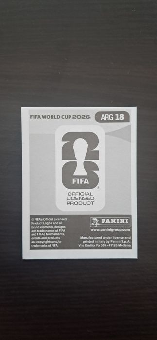 Cromo futebol de Lautaro Martinez(Mundial 2026)da Panini