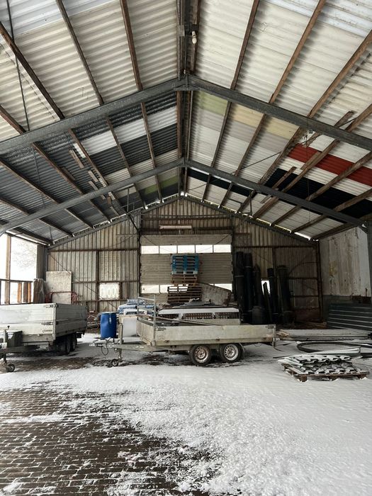 Konstrukcja hali , wiata, magazyn 280m2