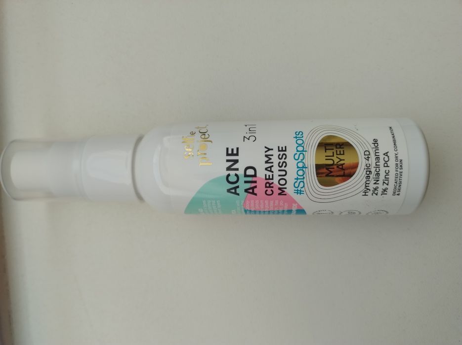 Selfie Project Creamy Mousse Acne Aid serum nawilżające krem 100 ml