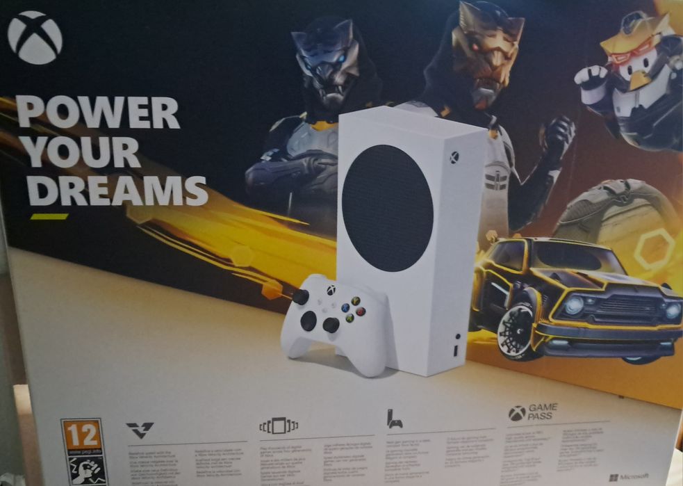 Xbox Series S  + comando, cabos e caixa – Como Nova, 6 Meses de Uso