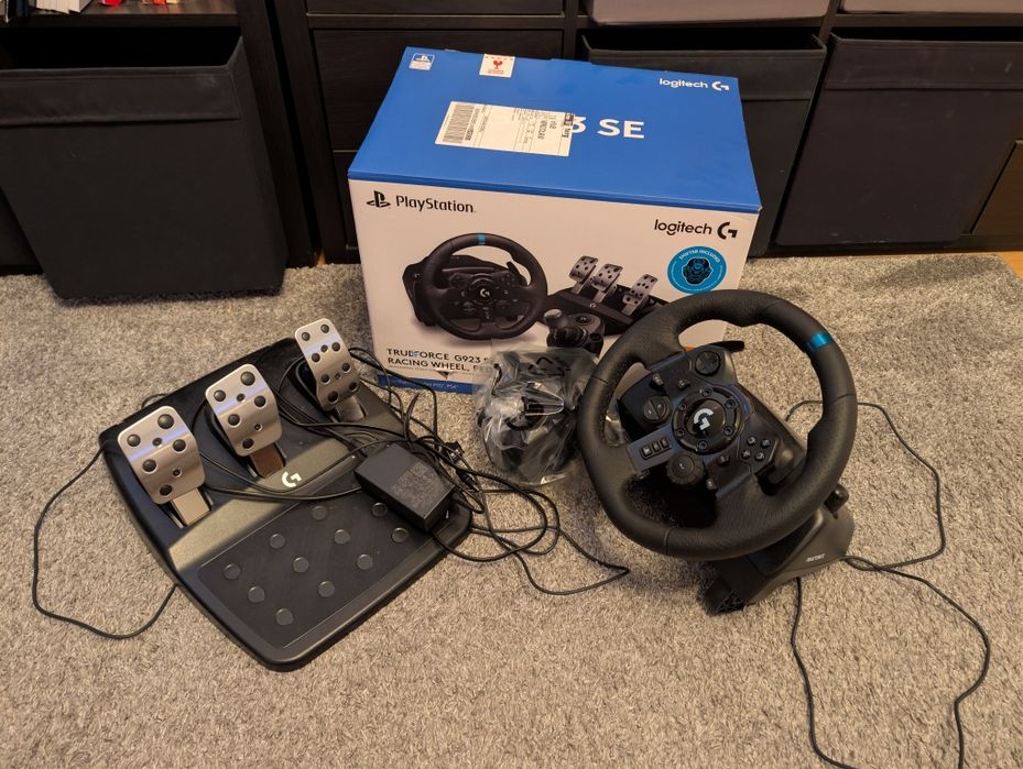 Kierownica LOGITECH G923 + Shifter Bundle (PC PS4 PS5) - GWARANCJA