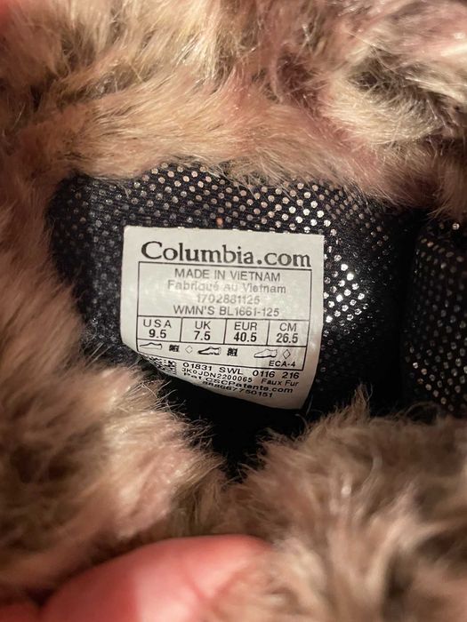 Термосапоги Columbia 40.5размер