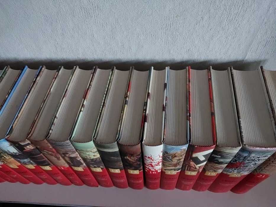 Historia Polski, historia powszechna-biblioteka GW-komplet 21 tomów