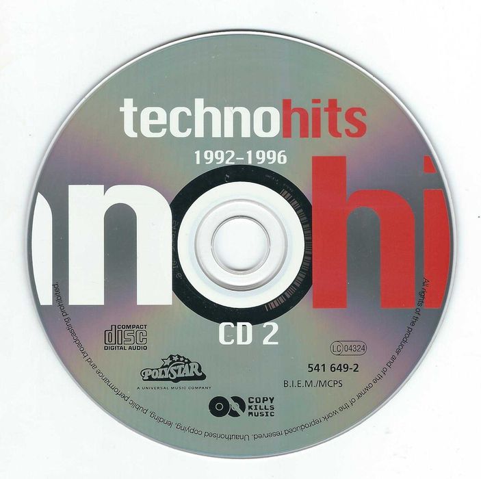 2 CD TechnoHits 92-96 (2000) (Polystar)
