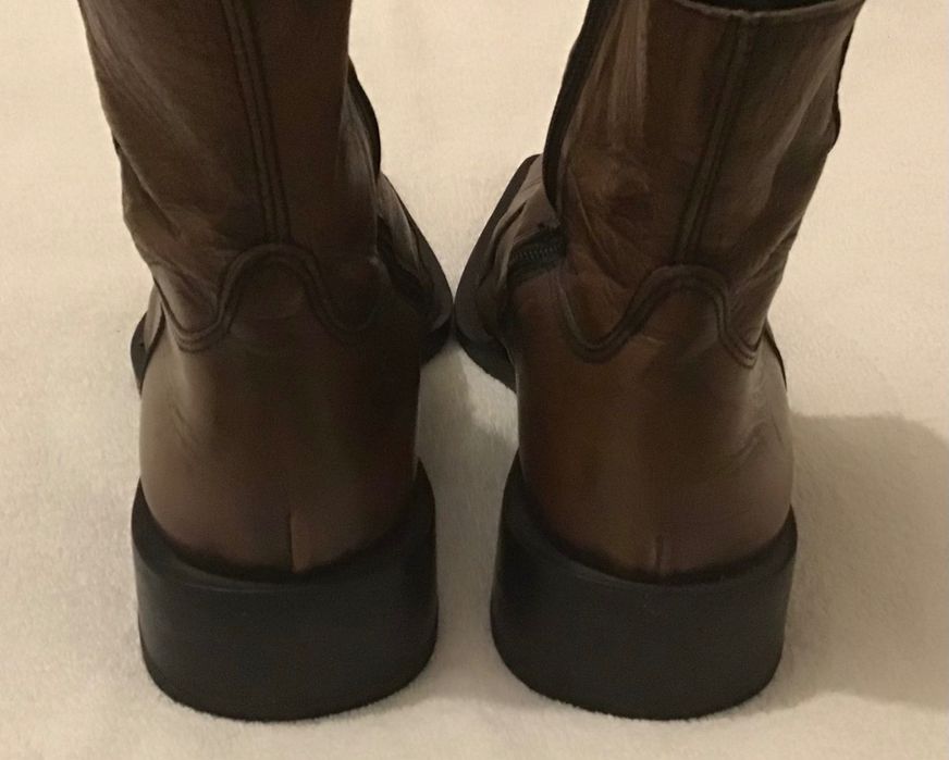 Botas em couro artesanal