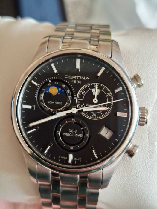 Zegarek męski Certina DS-8 Chrono Moon Phase