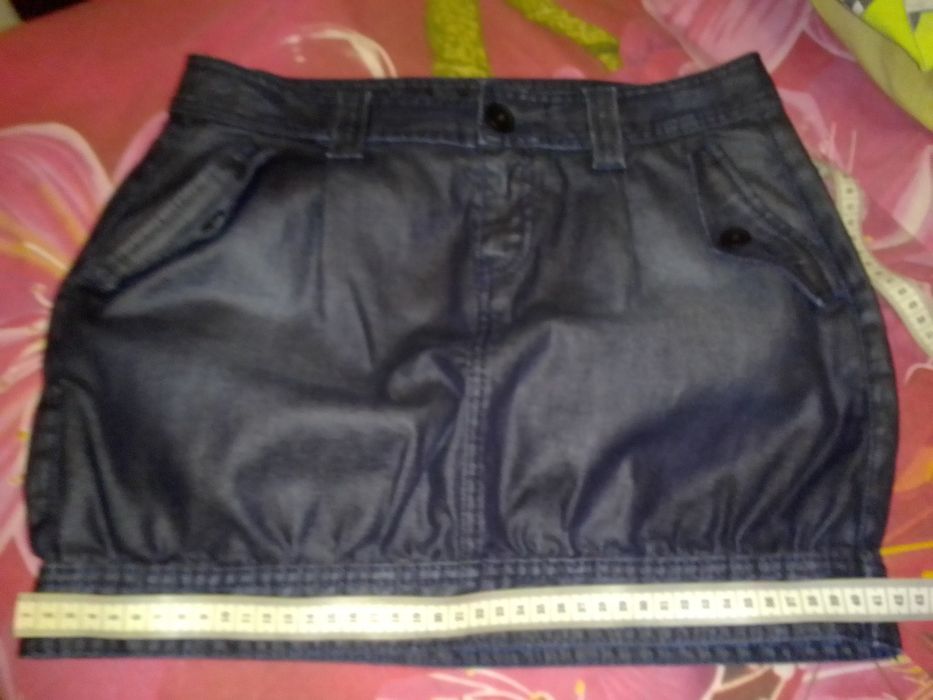 Джинсова міні-спідниця та шорти 44-46р
