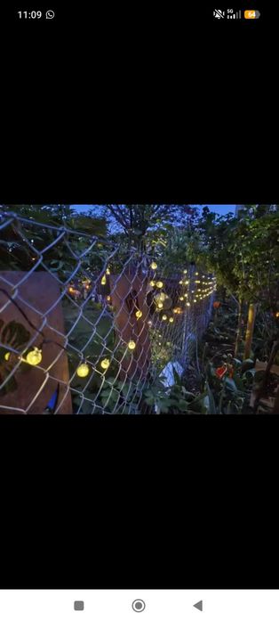 Decoração leds jardim 22 metros