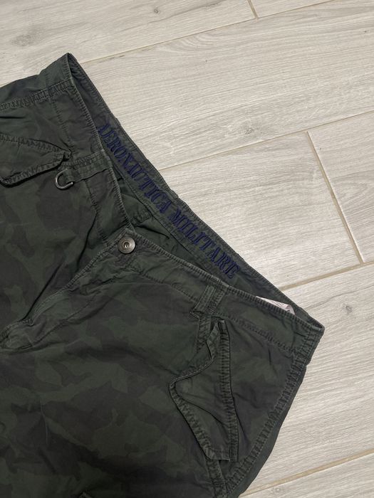 Мужские Карго Шорты Камуфляж Aeronautica Militare Cargo Shorts