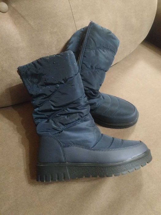 женские зимние сапоги-дутики (сноубутсы)