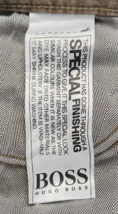 Wr) BOSS STRETCH oryginalne spodnie materiałowe Roz.33/34