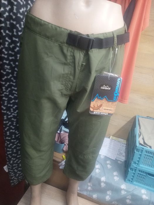Campus Spodenki 3/4 trekingowe khaki nowy rozl L