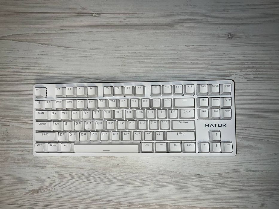 Механічна Клавіатура HATOR Rockfall 2 Mecha TKL Orange White