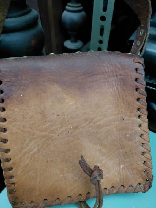 Mala de cabedal  castanha