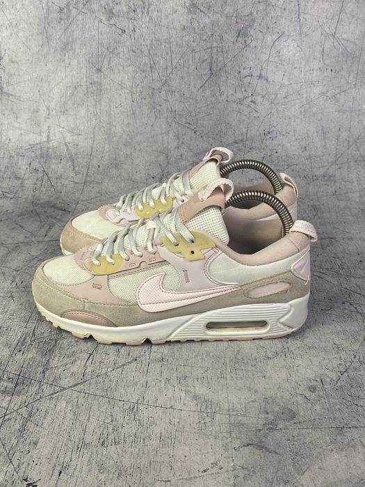 Жіночі кросівки nike air max 90 futura pink beige 38.5