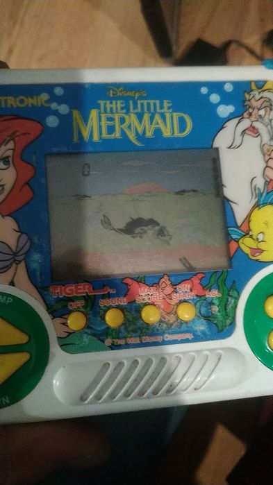 Gra elektroniczna Mermaid,Mała Syrenka Ariel Disney, Tiger Electronics