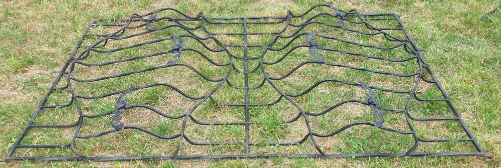 Krata ozdobna stalowa metalowa kuta okienna 145x225,5