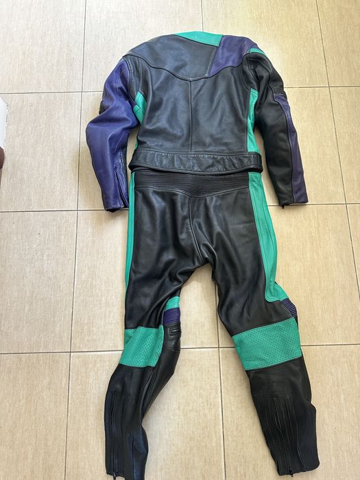 Кожаный мото костюм