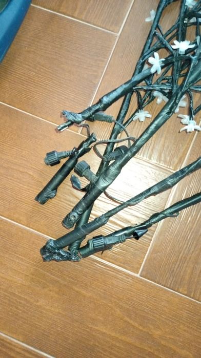 2 árvores luzes led