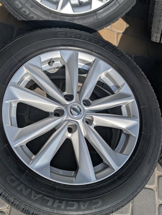 Диски легкосплавні + шини 5x114.3 R17 225/60 Nissan кашкай рог Koleos
