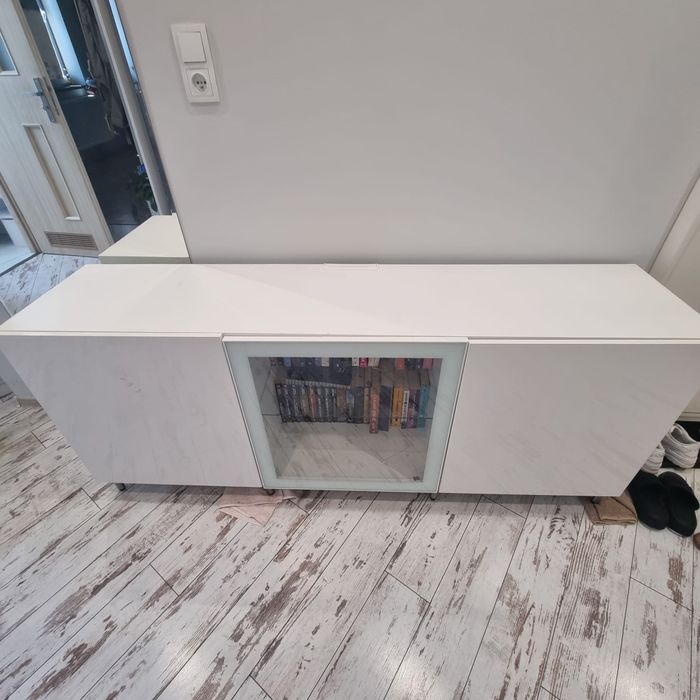 Szafka RTV  besta ikea biała
