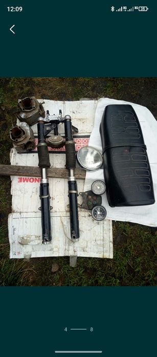 Запчастини двигун ява 634-638 коленвал коробка поршнева картера розбор