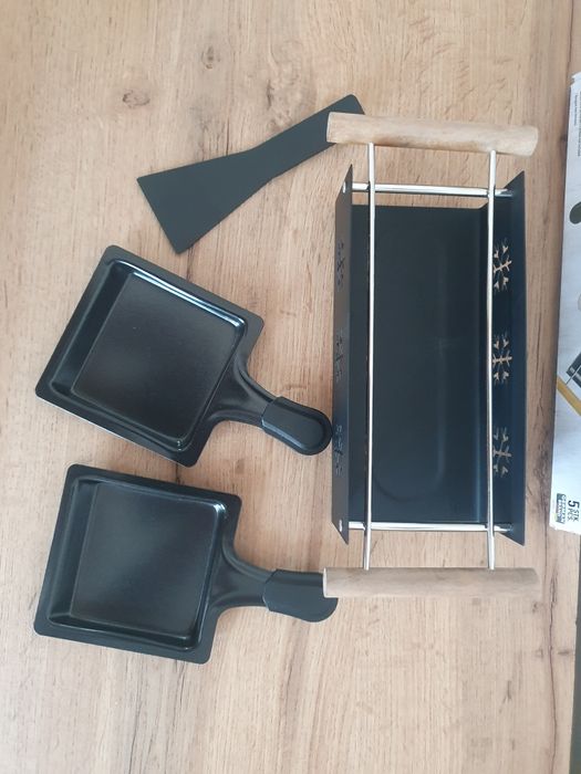 Zestaw do Raclette do zapiekania sera dla 2 osób Fackelmann