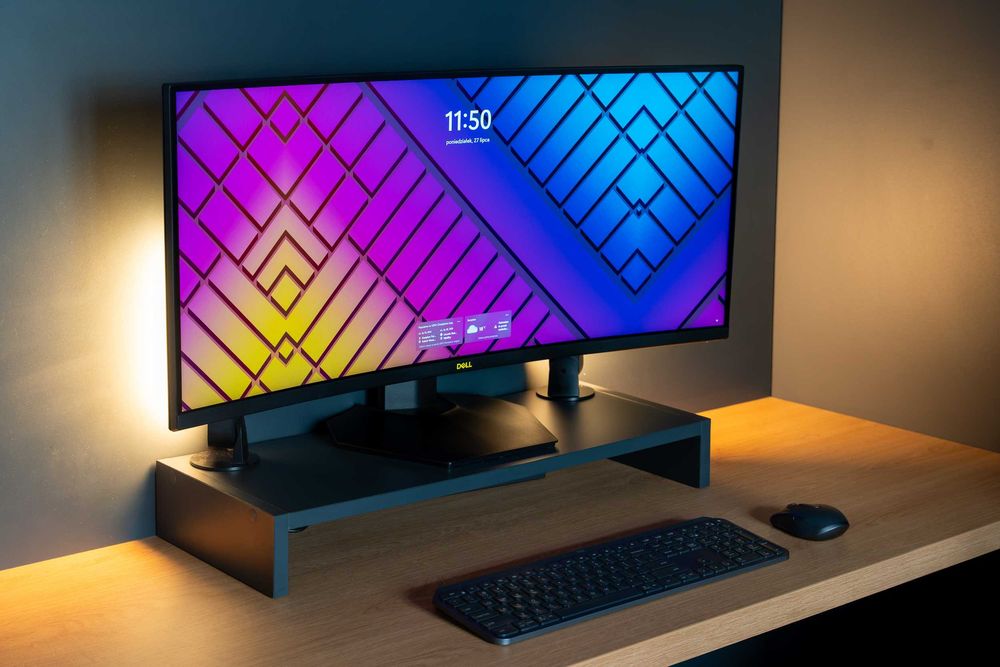 Monitor DELL S3422DWG 34" 3440x1440px 144Hz 2ms Ultrawide 21:9 Curved - Idealny stan!