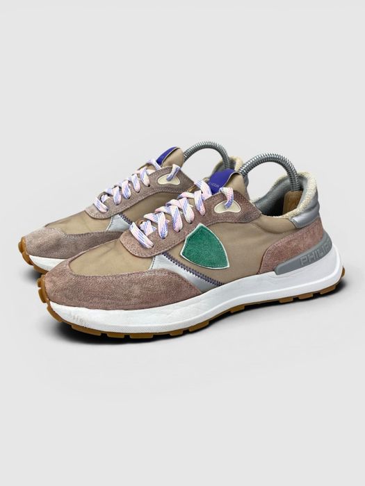 Buty Sportowe Philippe Model Antibes Morelowy Liliowy Rozmiar 40