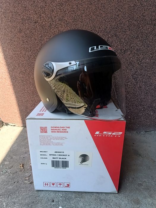 kask na motocykl skuter otwarty