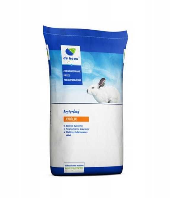 Pasza dla królików Progress max 25 kg De Heus