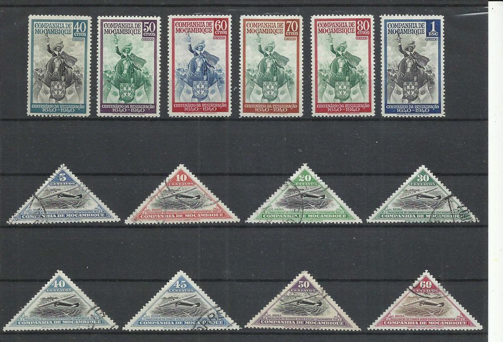 Selos portugueses – Ex-colónia - Companhia de Moçambique - 108 selos