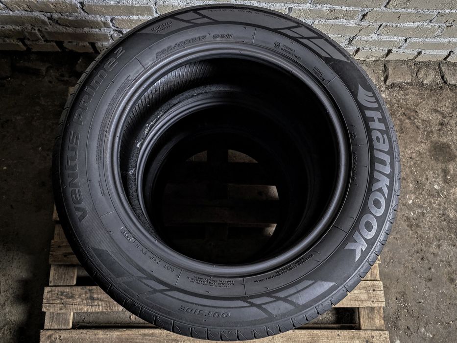 225/60r17 Hankook | 2025 | 8/7mm | Made in Hungary | Преміум шини | Комплект/4шт | Ідеальний стан, без пошкоджень, без ремонтів, без дефектів